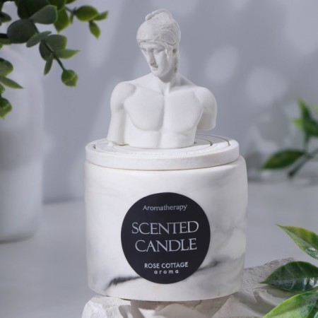 Candle in concrete aromatic "changryl", soy wax