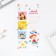 Magnetic bookmarks for books in the postcard "Best Educator", 4 pcs
