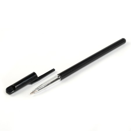 Ballic handle, 0.5 mm, blue rod, case with a transparent holder, mix-1