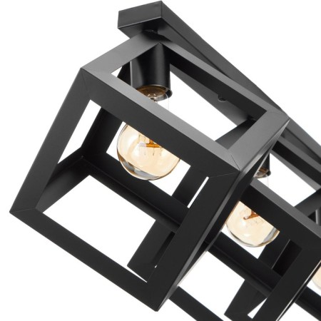 Lamp "Cube" 3HE27 40W Black 78x22x30 cm Bayerlux-4