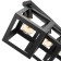 Lamp "Cube" 3HE27 40W Black 78x22x30 cm Bayerlux