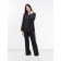 Women's pants, size 48, black color