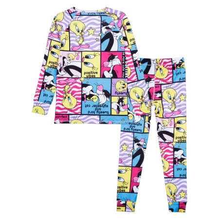 Thermal complex for girls: trousers, sweatshirt, height 146 cm-5