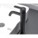 Sink mixer "RMS" SUS128BL-001F-1, 35 mm cartridge, stainless steel, black