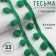 Decorative braid with pompons, 35 ± 5 mm, 9.1 ± 0.5 m, green color