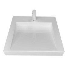 Sink My Space Breez 55 5033600, above the washing machine, with brackets, siphon, white
