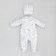 Set for discharge Demi-season Kinderlitto "Rabbit", 5 items, height 50-56 cm, white color