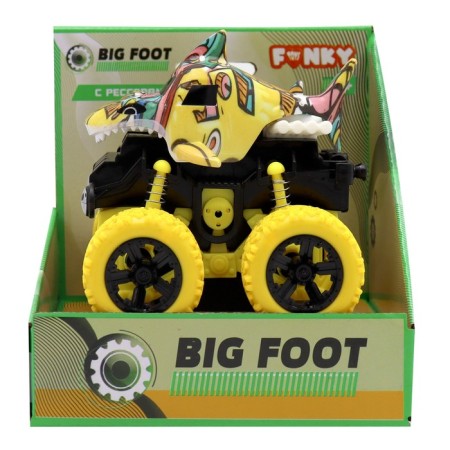 Friction Funky Toys Carpet, 4x4, with yellow wheels-2