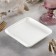 Porcelain dish Wilmax, 13 × 13 cm, white color