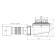 Siphon for the shower pallet "Ani Plast" E415C, 1 1/2 "x50/60, with a flexible pipe 375x40/50, chrome