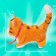 Soft toy Interactive "Red cat"