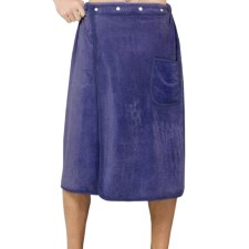 Kilt male towel, size 80x150 cm, dark blue color