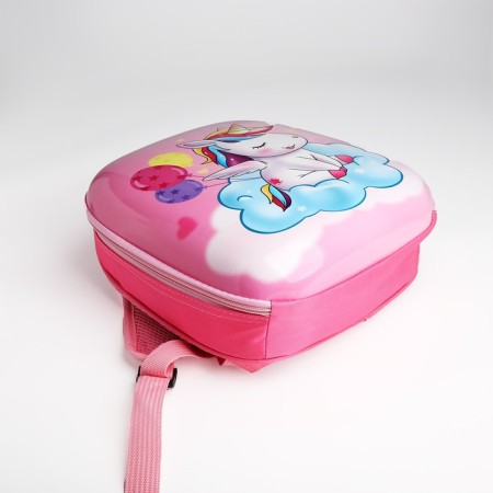 Baby backpack on lightning, pink color-6