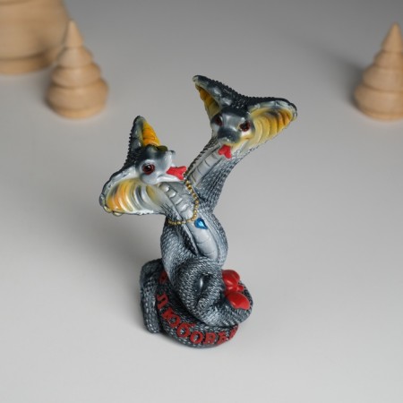 Polystone souvenir "Snakes Dark in the embrace" 5.8x4.8x9 cm-4