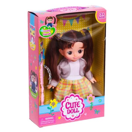 Classic "Cute" doll in a dress, mix-1