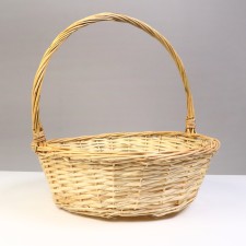 Wicker basket, 49 x 15/44 cm, willow