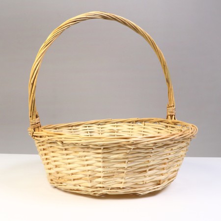 Wicker basket, 49 x 15/44 cm, willow