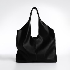 Female bag Textura, chover, large size, black color