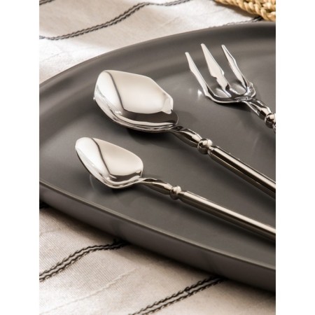 A set of cutlery of stainless steel Magistro Ocean, 4 objects, silver color-1