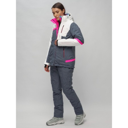 Ski suit female, size 42, white color-1