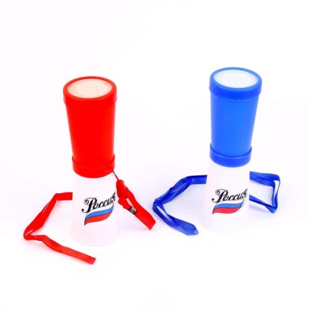 Whistle-jet fan "Russia", flag, 17 cm, mix color-2