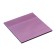 Block with a sticky edge of 76mm x 76mm 50l plastic transparent purple mother