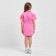 Children's dress with kaftan pockets, size 30 (98-104 cm), bright pink color
