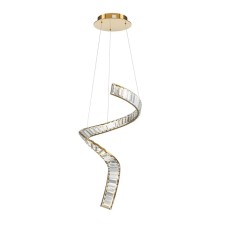 Suspension lamp Maytoni P097PL-L48BS3K, LED, 48 W, 450X450X3740 mm, 3300 lm, 3000k, brass