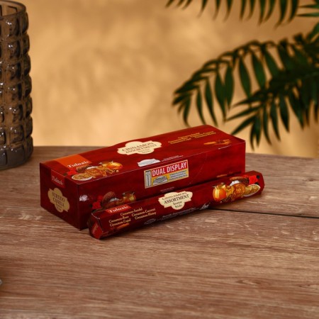 Incense "tulasi" 20 fragrances cinnamon assorted