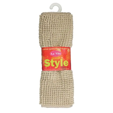 Bathroom mat la vita style, 40 x 60 cm, gray-3