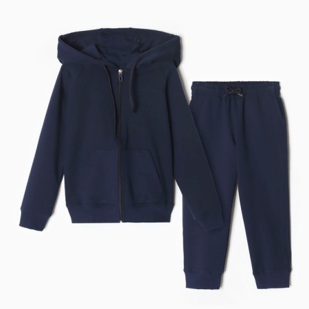 Set for a boy (jumper, trousers), blue color, height 110 cm