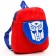 Blush backpack on a zipper, with a pocket, 19 x 22 cm "Optimus Prime", transformers