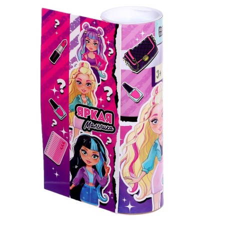 Surprise doll "Bright Baby" with accessories, in a tube-6