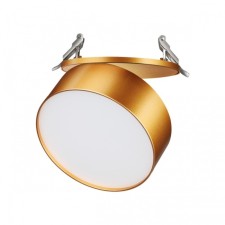 Luminer built -in LED NovOCH. Prometa, 24W, LED, 95x140x140 mm, matte gold color