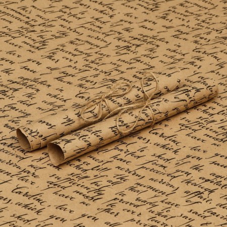 Package paper, craft "Manuscript", 70x100 cm, 1 sheet-10