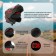 Modular helmet with two visors, size M (57-58), model-BLD-160E, black and red