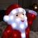 LED figure "Friendly Santa Claus" 22 × 30 × 20 cm, acrylic, 40 LED, 220 V, glow of white