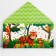 Safari money envelope, glitter, 16.5 x 8 cm