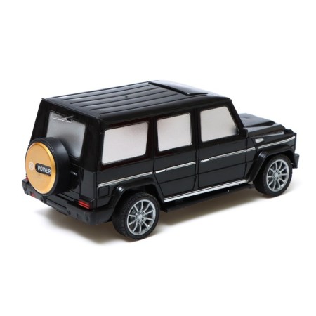 Metal machine “SUV”, 1:18, light effects, works from batteries, black color-2