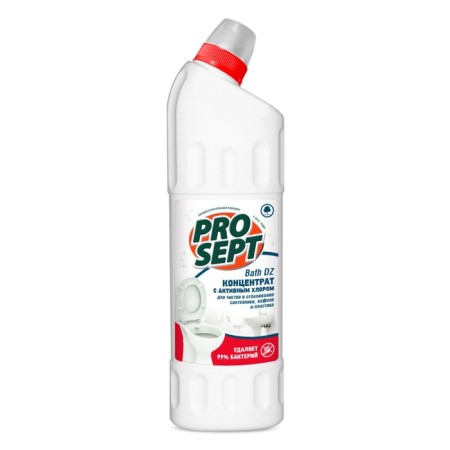 Whitening gel for cleaning plumbing Bath DZ, concentrate, 0.75l-1