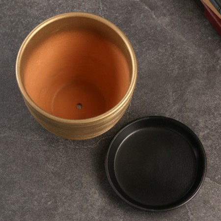 Flower “Amelia” pot of gold, 2.4 liters-2