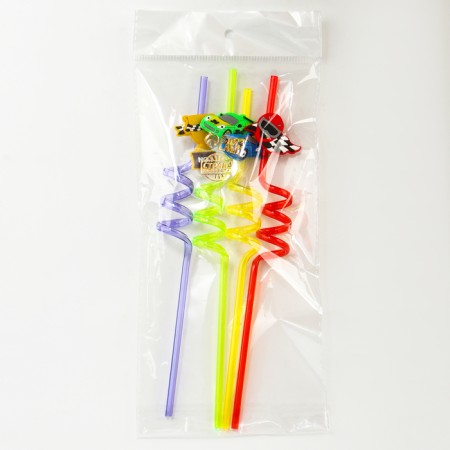 Tubes for the cocktail "Cars", set 4 pcs.-4