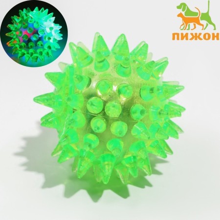 The ball glowing for animals is small, tpr, 4.5 cm, green-1