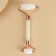 Set: The roller massager and the scraper of Guasha is "young and beautiful", calcite