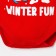 Body with DL. Sleeve Kroshka I "Happy Winter", height 74-80 cm, red