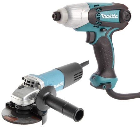 Ushm tool set + shock drill Makita DK0169, 125 mm 9555HN + TD0101