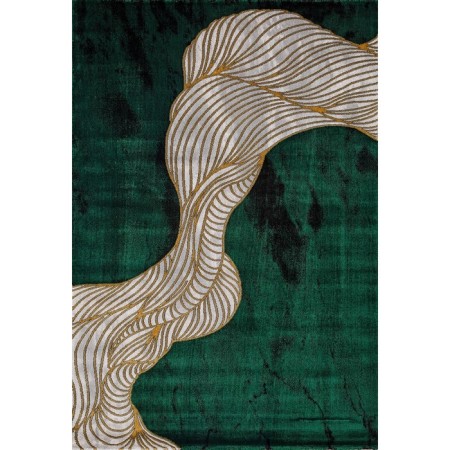 Rectangular carpet Karmen Hali Omega, size 80x150 cm, color Green/Green