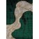 Rectangular carpet Karmen Hali Omega, size 80x150 cm, color Green/Green
