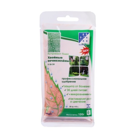 Fertilizer Nutrinant Plus Evergreen coniferous 0-36-24, 100 g