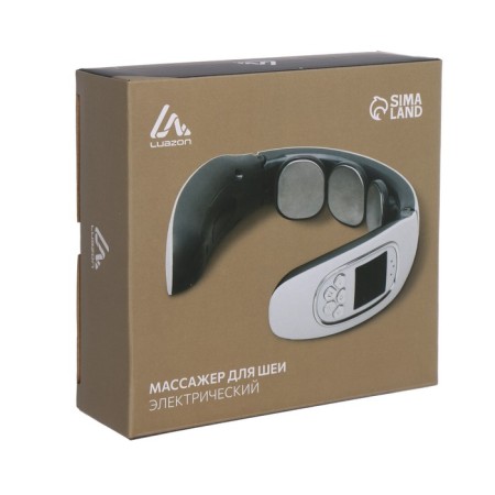 Massage for the neck Luazon LEM-50, 4 W, 4 modes, USB (included), battery, white-6